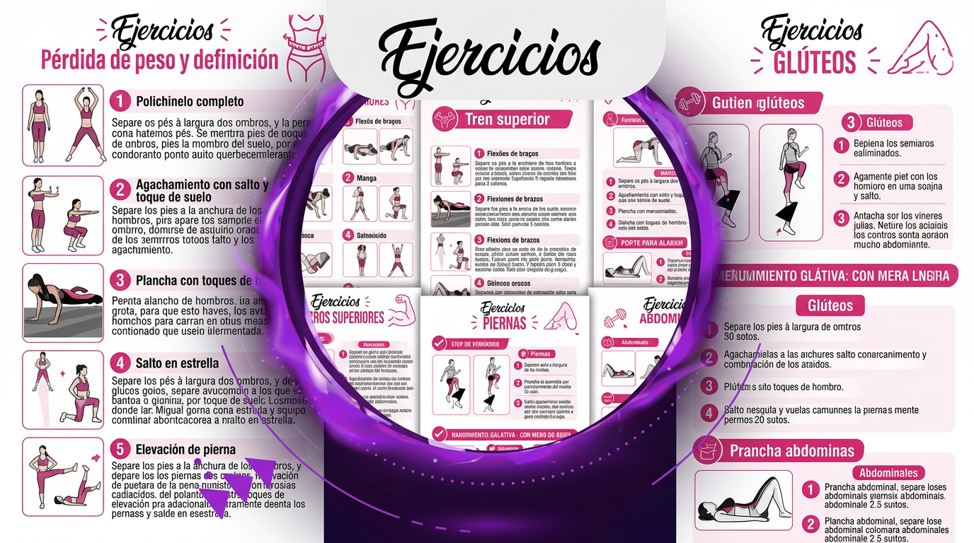 +40 ejercicios para entrenar en casa