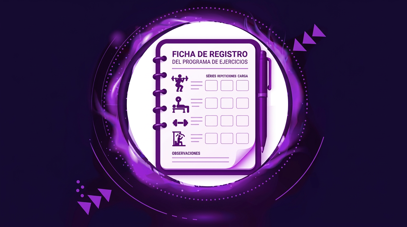 Ficha de programa de ejercicios